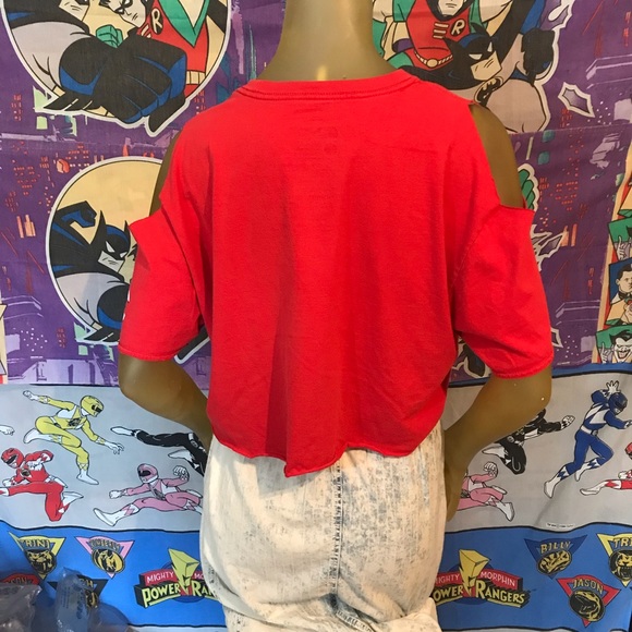 Nike Cincinnati Reds Custom Cut and Cropped Tee - Picture 2 of 4